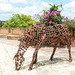 Dominican Republic, Iron Horse Sculpture in Santo Domingo