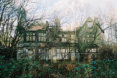 The Collapsed 1848 Garden Facade to Oakhurst, Ambergate, Derbyshire