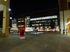 Birmingham's night lights at Brindley Place