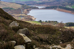 Looking down the valley to Torside Reservoir