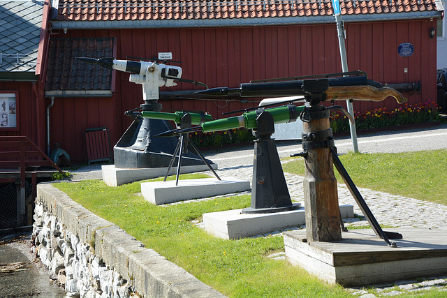 Norway, Harpoon Guns - Exhibits of the Polar Museum in Tromsø
