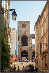 Die Rue de l'Amphitéâtre  in Arles (PiP)