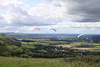 Paragliding over the Downs