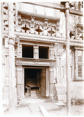 Broughton Hall, Staffordshire during remodeling works c1926