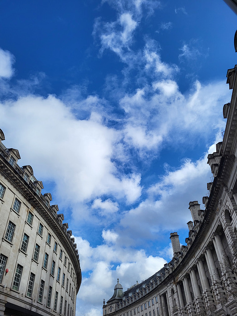Clouds over Regent Street
