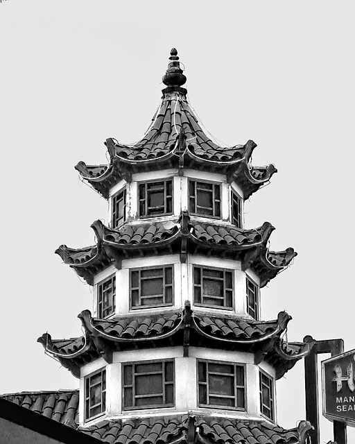 Chinatown in Black and White