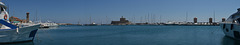 The Island of Rhodes, Panorama of Mandraki Port