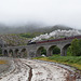 The Jacobite on the Loch nan Uamh viaduct