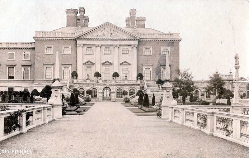 Copped Hall Essex, c1910, burnt 1917 and now a ruin