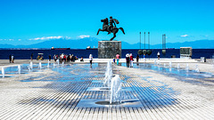 Thessaloniki, Statue of Alexander the Great on the city's waterfront