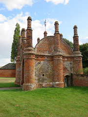 erwarton hall, suffolk c16 brick gatehouse of c.1549