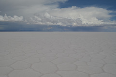 Bolivia, Dry (anhydrous) Surface of the Salar de Uyuni