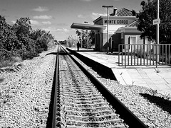 The railway station... Monte Gordo.. Portugal.