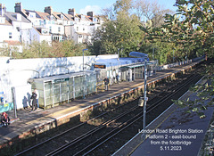 London Road Station platform 2 - 5 11 2023