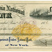 Columbia National Bank Check, Columbia, Pa., May 21, 1876