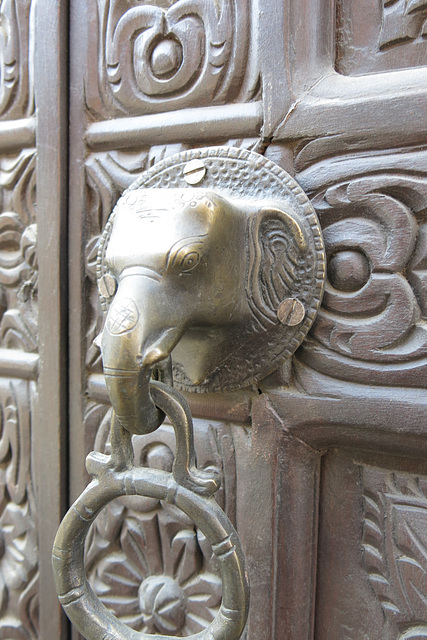 Porte à Durbar Square, Patan, Kathmandu (Népal)