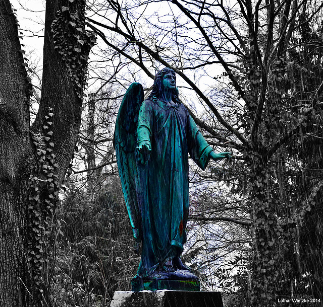 Düsseldorf-Südfriedhof - Wenn Engel weinen...
