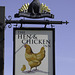 The Hen & Chicken Inn sign