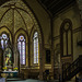 Blick zum Altarraum der Wustrower Kirche