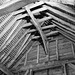 Roof timbers of Wanborough Great Barn