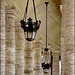Vaticano : I lampioni nel Colonnato del Bernini