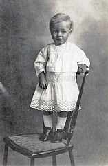 My Dad ~ on his 2nd birthday 14th December 1923