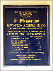Churchill memorial bells