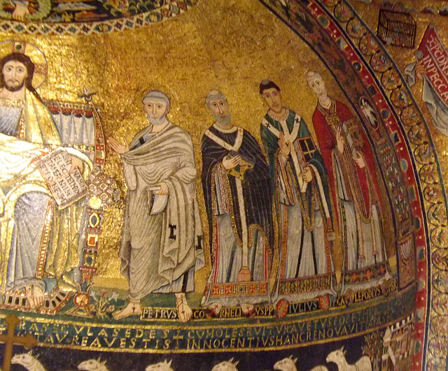 Detail of the Mosaic in the Apse of Santa Maria in Trastevere, June 2012
