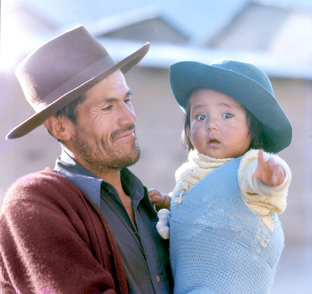 Smiling proud father - Huancayo