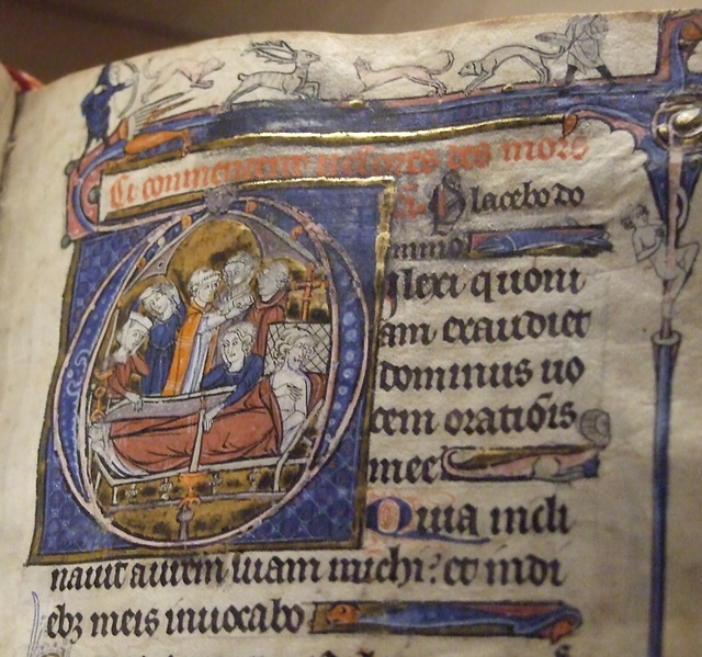 Detail of a Book of Hours in the Cloisters, October 2010