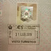 San Marino passport stamp