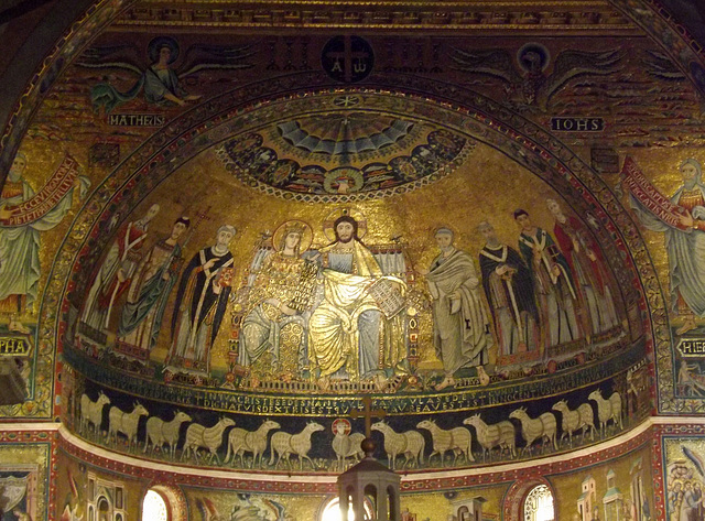 The Mosaic in the Apse of Santa Maria in Trastevere, June 2012