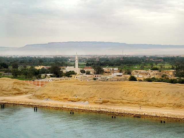 Suez città e moschea