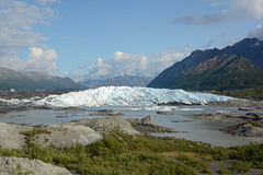 Alaska, Matanuska Glacier in the Morning