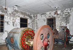 In the basement - abandoned machinery