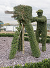 Topiary tribute at Wimbledon
