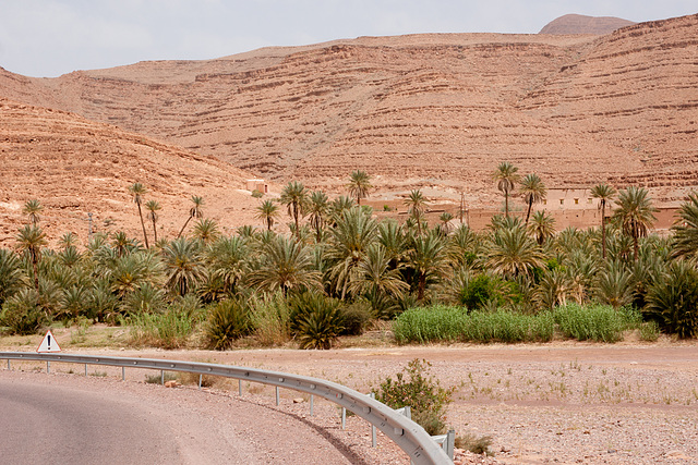 The road between foum zguid - TAZNAKHT-MOROCCO