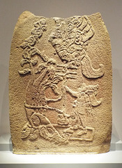 Maya Stele with a Mythological Scene in the Metropolitan Museum of Art, December 2022