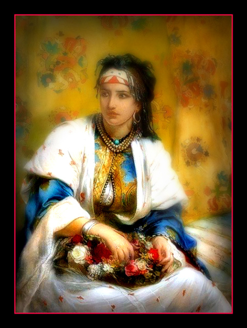 L'algérienne vendeuse des fleurs.