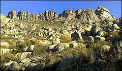 Sierra de La Cabrera, El Cancho Largo and its towers. Granite extravaganza!