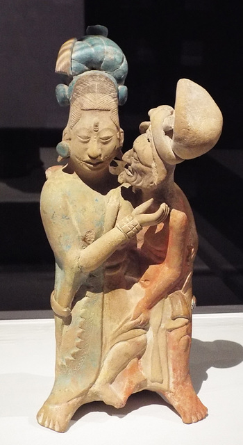 Maya Embracing Couple in the Metropolitan Museum of Art, December 2022