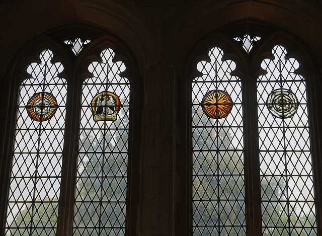 Stained glass roundels