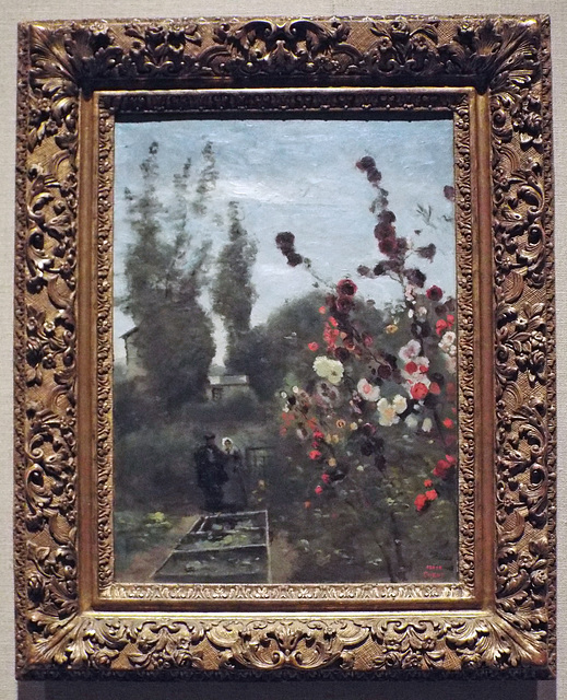 In the Garden at Ville D'Avrey by Corot in the Metropolitan Museum of Art, July 2018