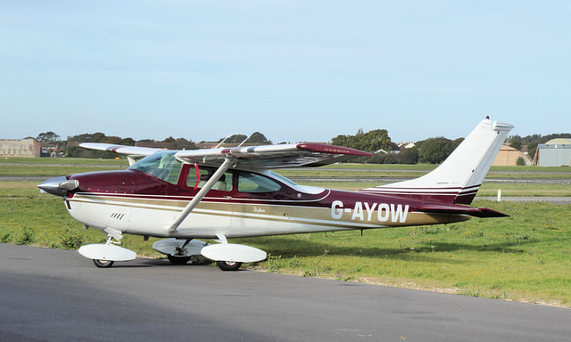 G-AYOW at Solent Airport - 7 October 2020