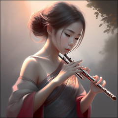 Flute girl - cancelled from Symposium!