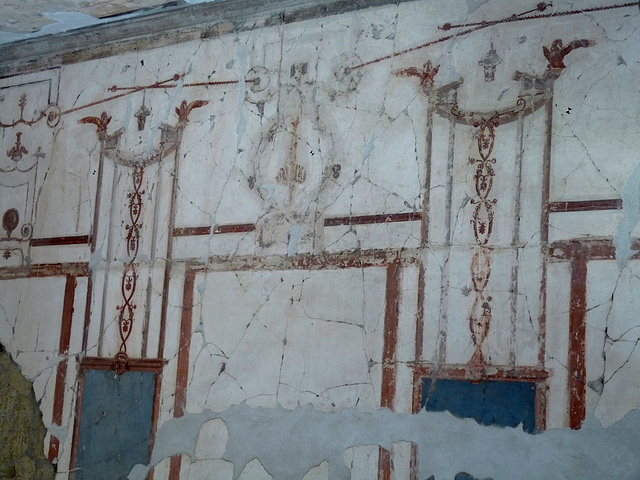 Herculaneum- Casa del Salone Nero- Wall Decoration