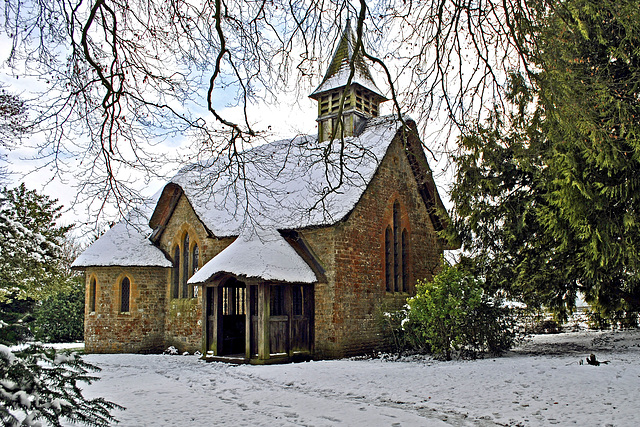 St George's in the snow of 2013