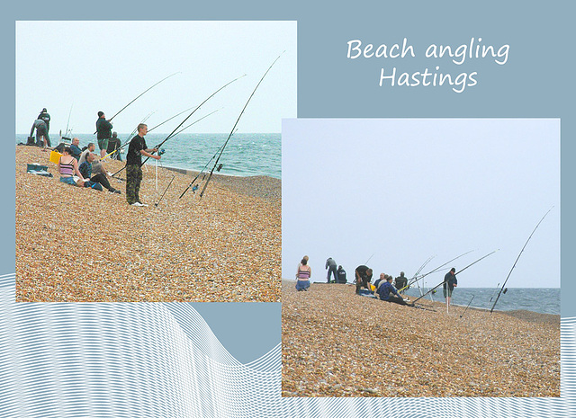 Beach angling - Hastings - 14.9.2007