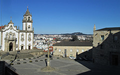 View from the upper cloister of Viseu Cathedral.