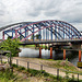 Südlicher Teil der Karl-Lehr-Brücke über der Ruhr (Duisburg-Kaßlerfeld) / 22.07.2023